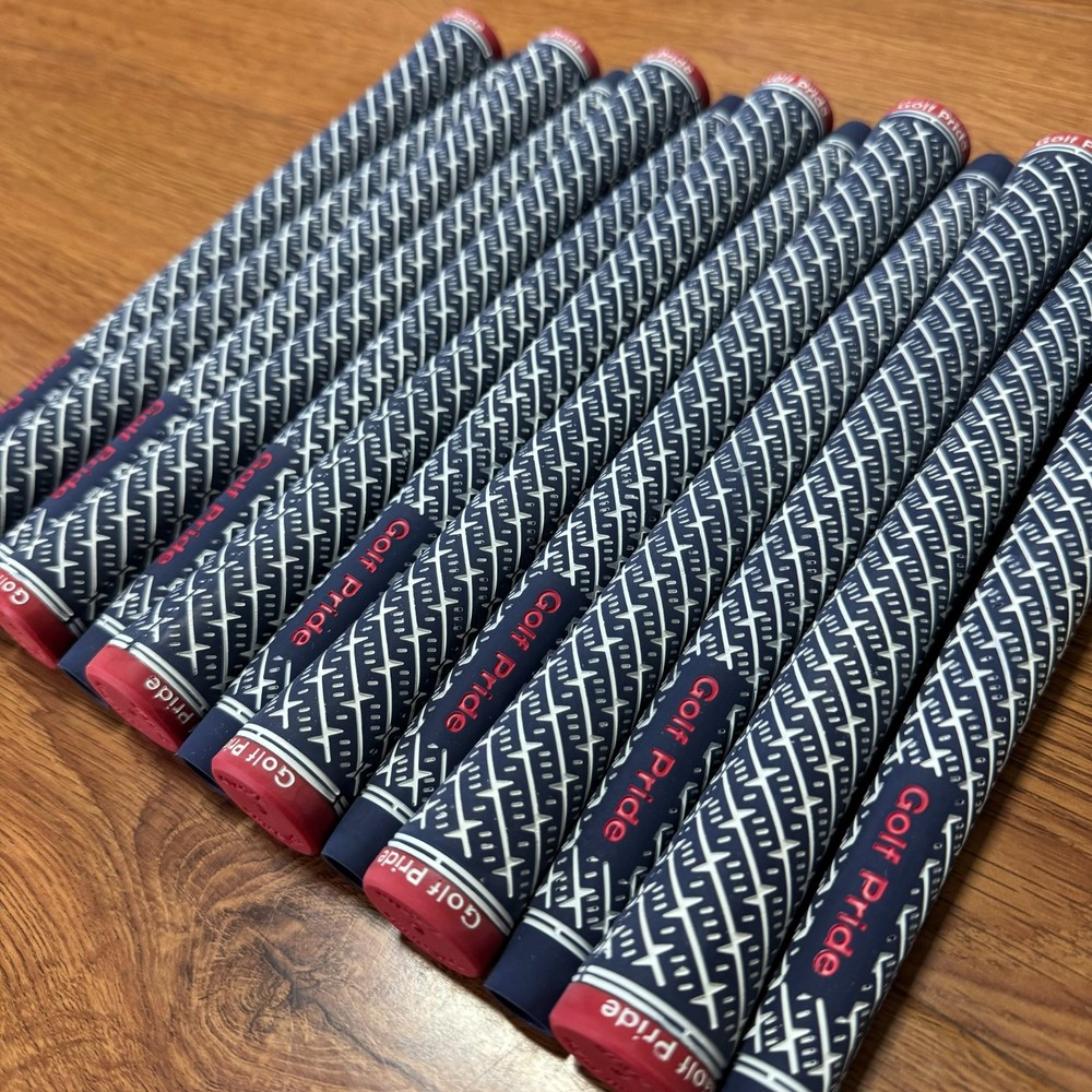 US 13-Piece Set Golf Pride Z-Grip Red Lightning Pattern Golf Grip Midsize