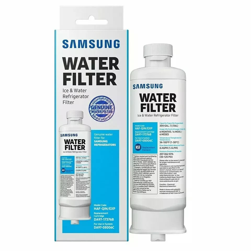 1 PACK NGenuine Samsung DA97-17376B HAF-QIN/EXP REFRIGERATOR Water Filter