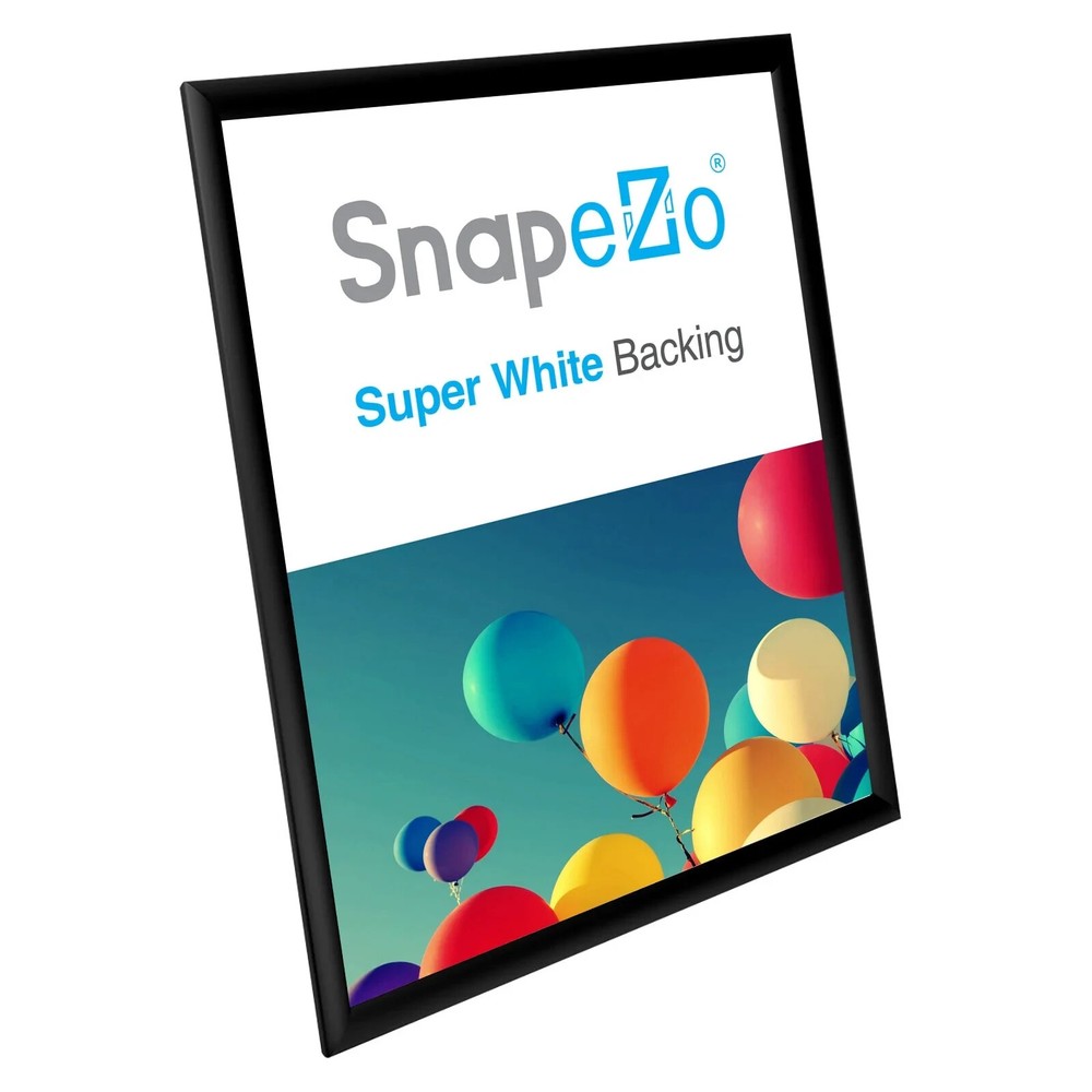 18x24 Black Snapezo® Snap Frame - 1" Profile, Front-Loading Snap Frame