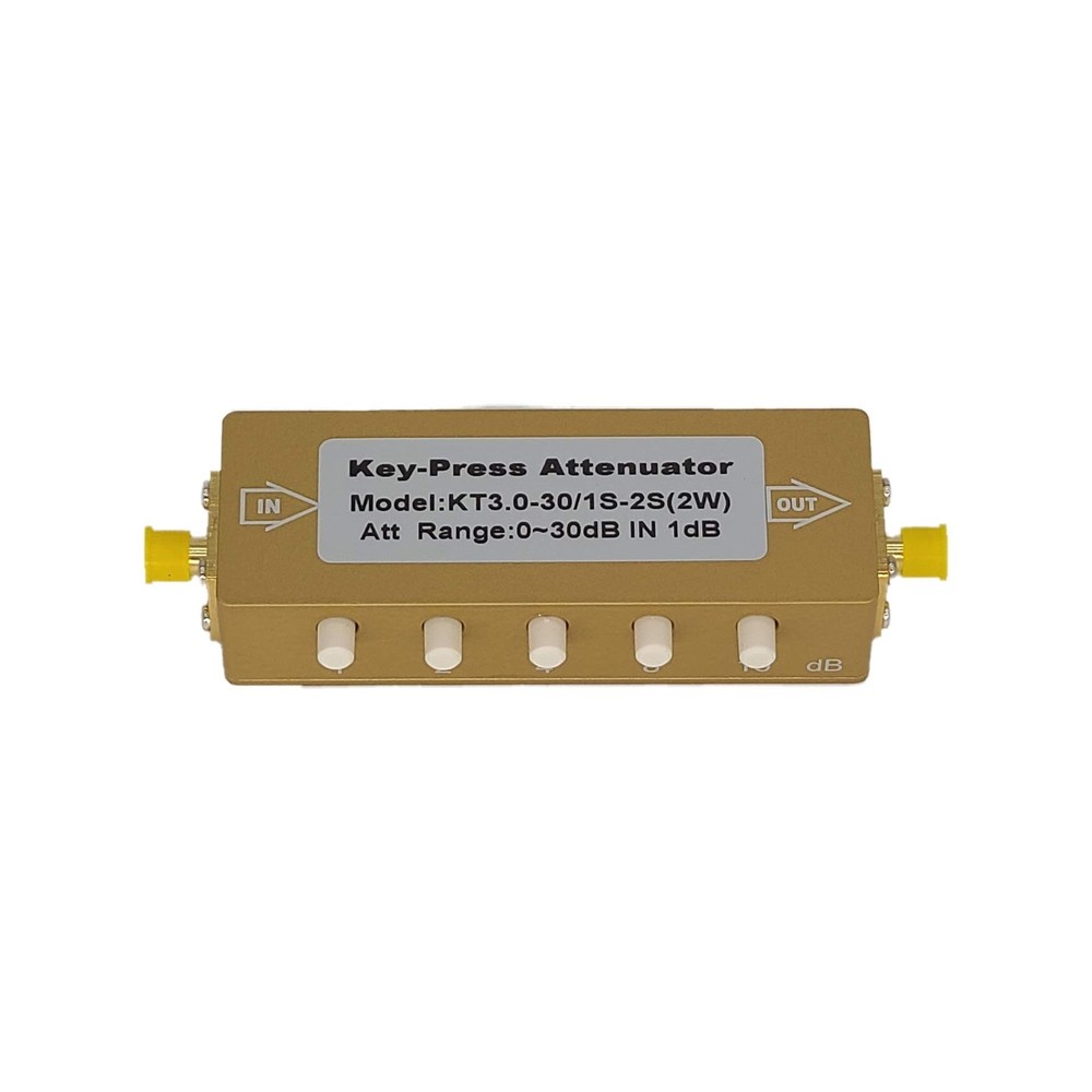 Adjustable Key-Press Attenuator Step-Adjustable Attenuator 0-30dB SMA 2W