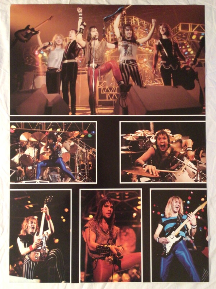 Iron Maiden 1984 Poster Edges Trimmed
