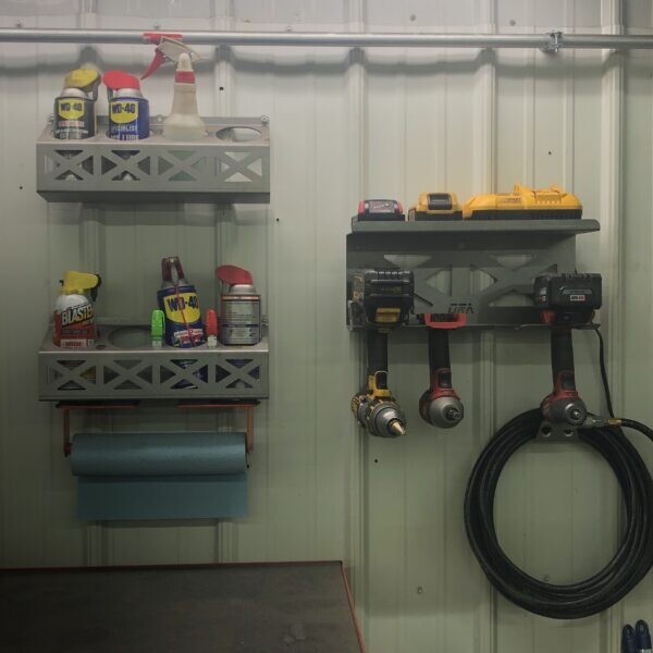 OFFROAD ANONYMOUS Cordless Tool Hanger w/ Shelf