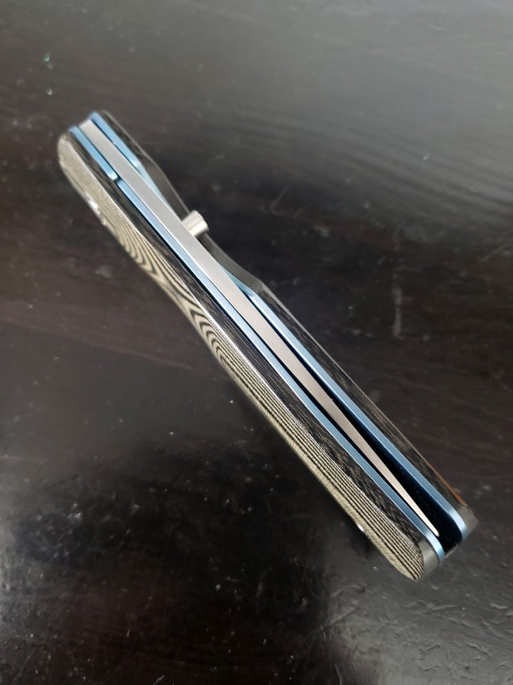 Kevin Hoffman Custom Knife Titanium Micarta