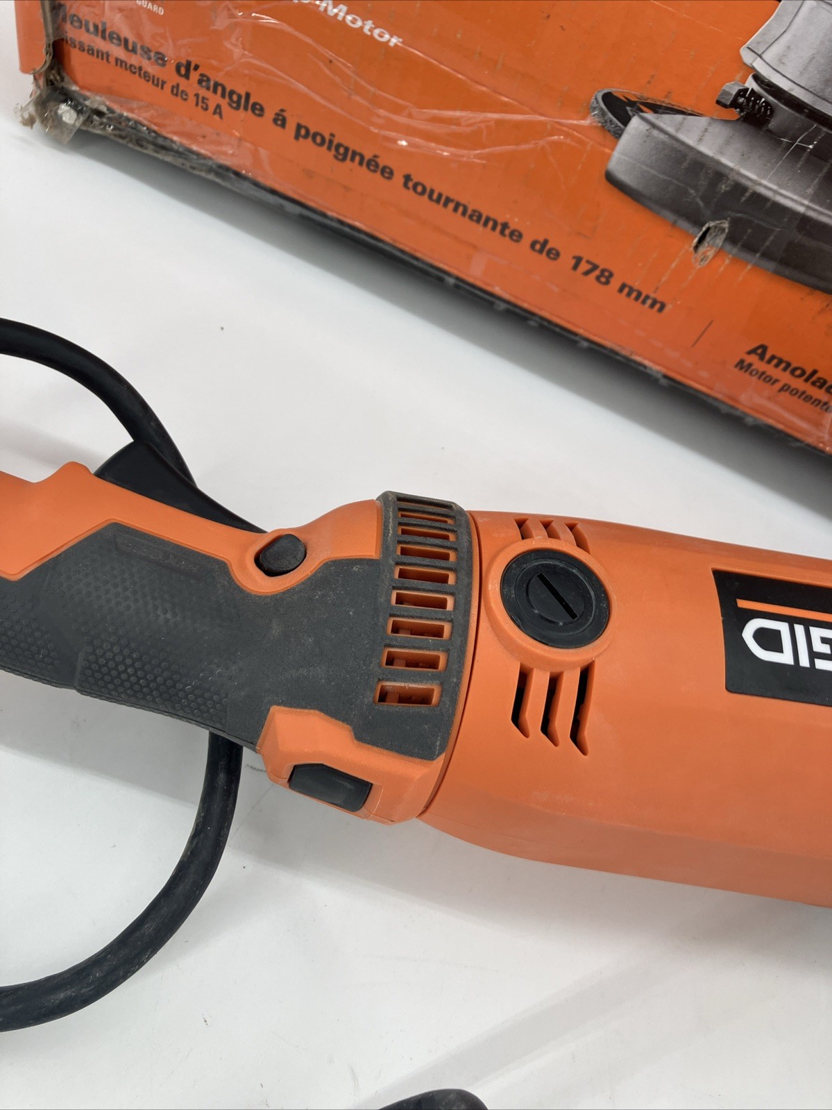 RIDGID R10202 15A 7” Angle Grinder Heavy Duty – Tested Ships Fast