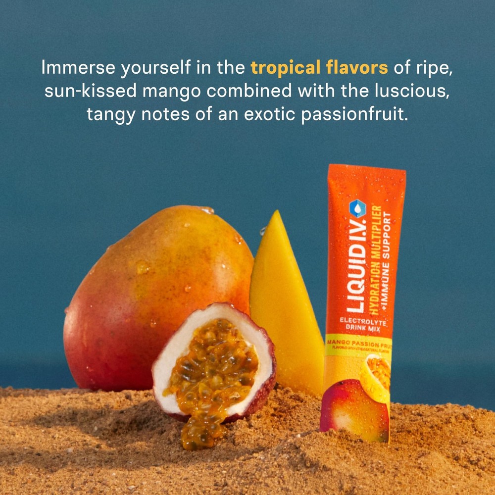 Liquid I.V.® Hydration Multiplier +Immune Mango Passionfruit | Electrolyte P...