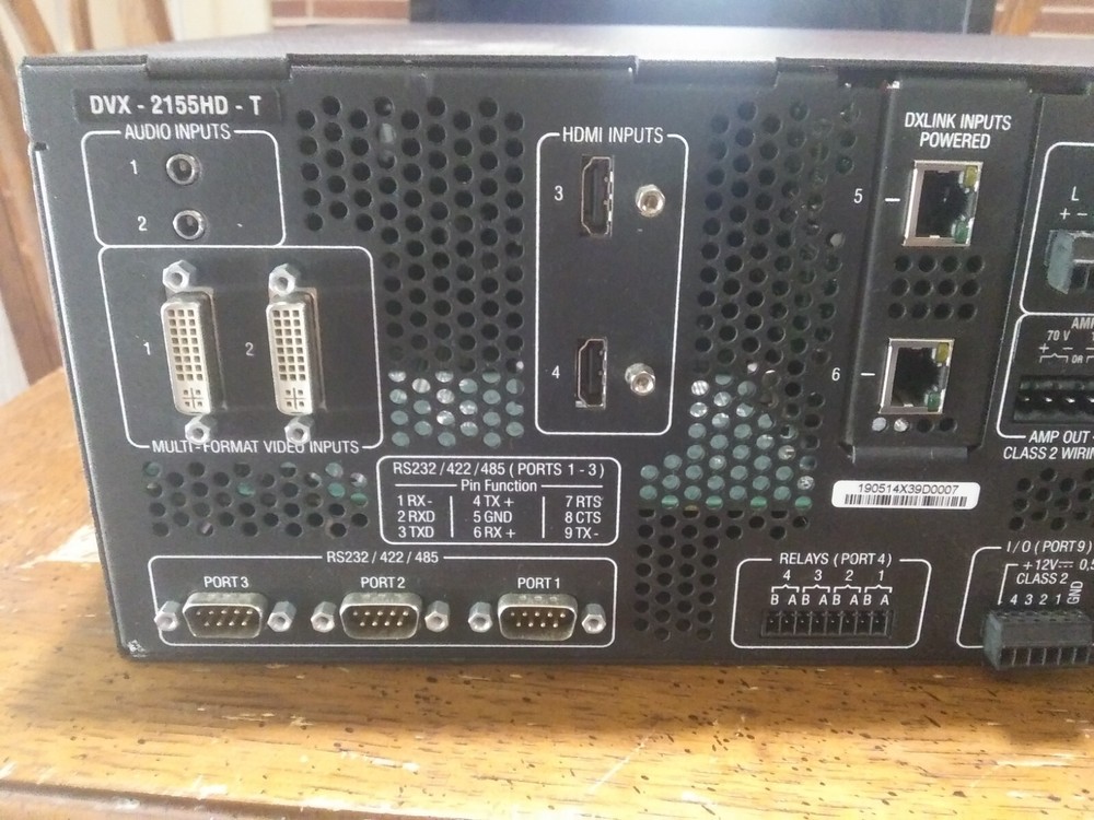 AMX DVX-2155HD-T All-In-One Presentation Switcher