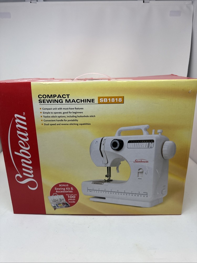 Sunbeam Compact Sewing Machine SB1818 Tested
