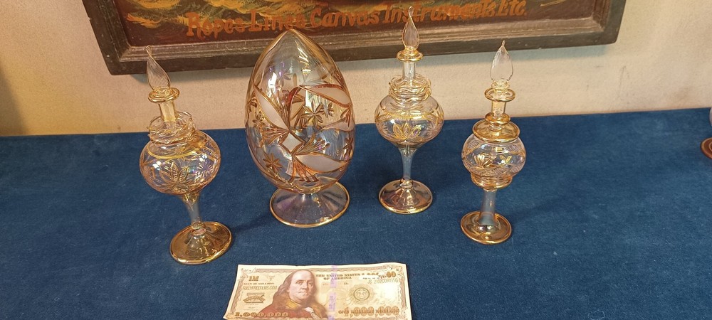 Egyptian Perfume Bottles lot