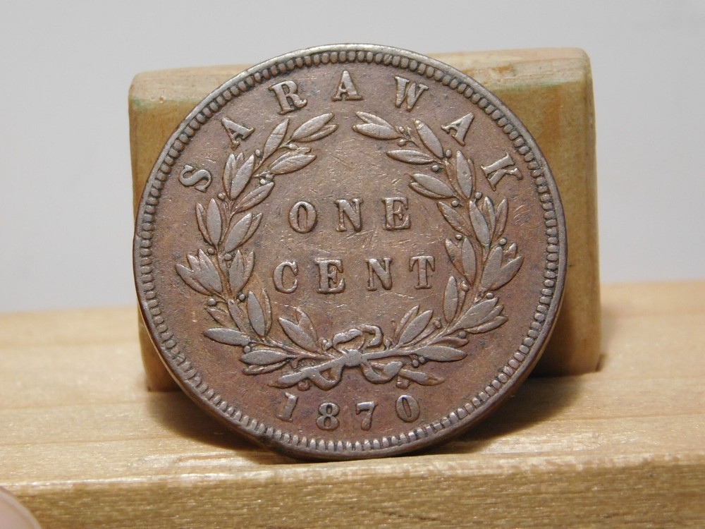 1870 Sarawak one cent