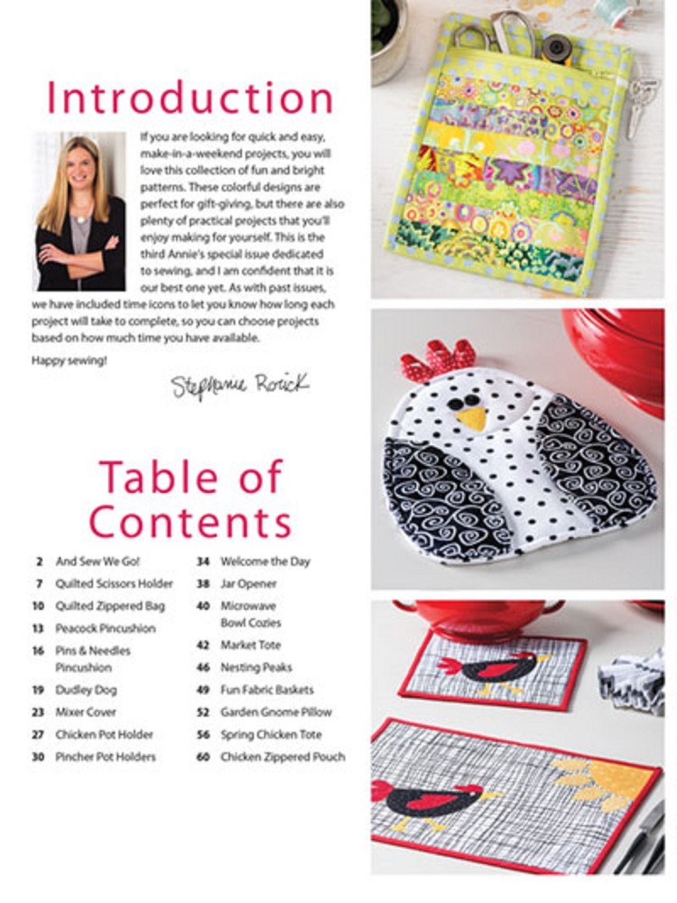 Project Book "Springtime Sewing" by Annie's Sewing