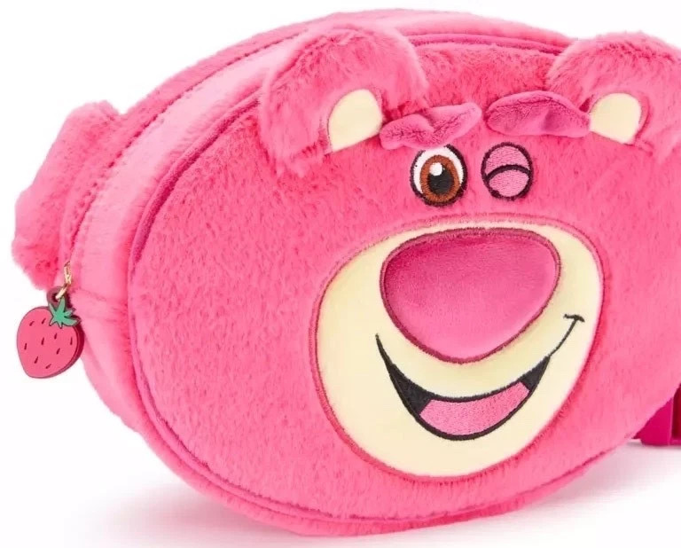 Disney Toy Story 3 Lotso Plush Hip Pack Bag Pink