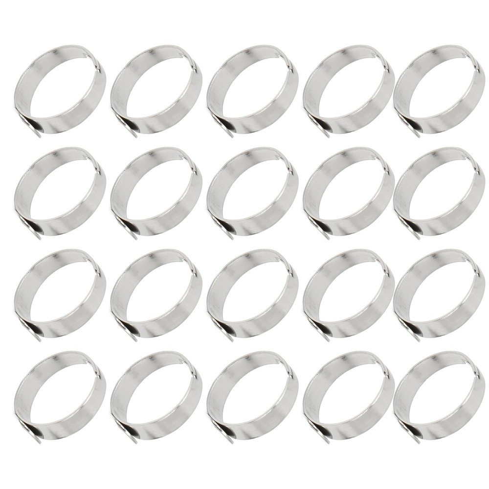 Adjustable Ring Blanks Ring Blanks 8mm Base Diameter 20PCS For Rings For