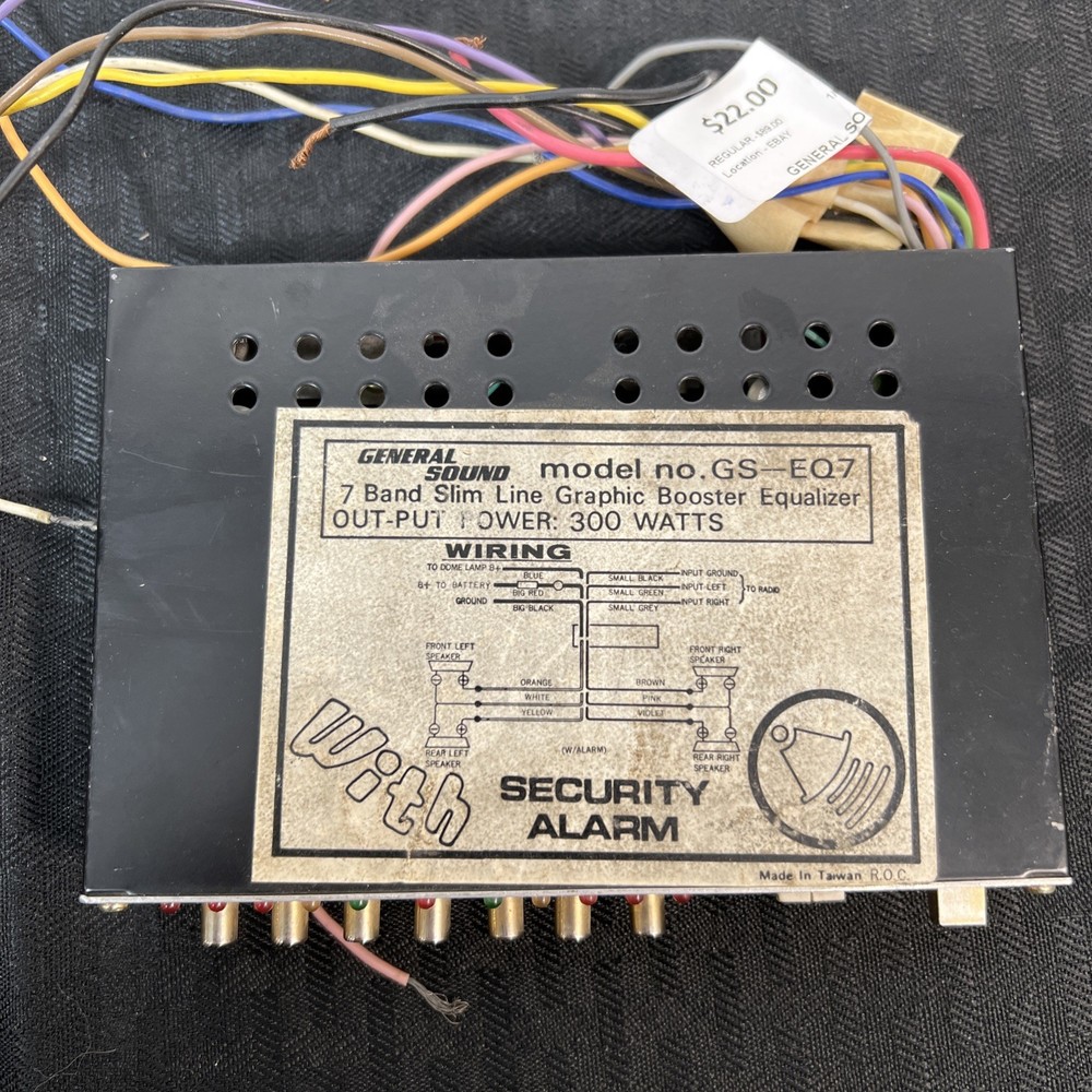 General Sound Equalizer - As Is