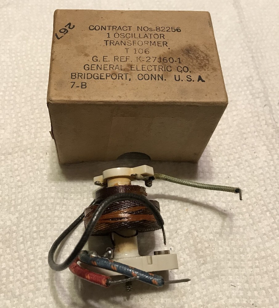 General Electric Oscillator Transformer T106 NOS