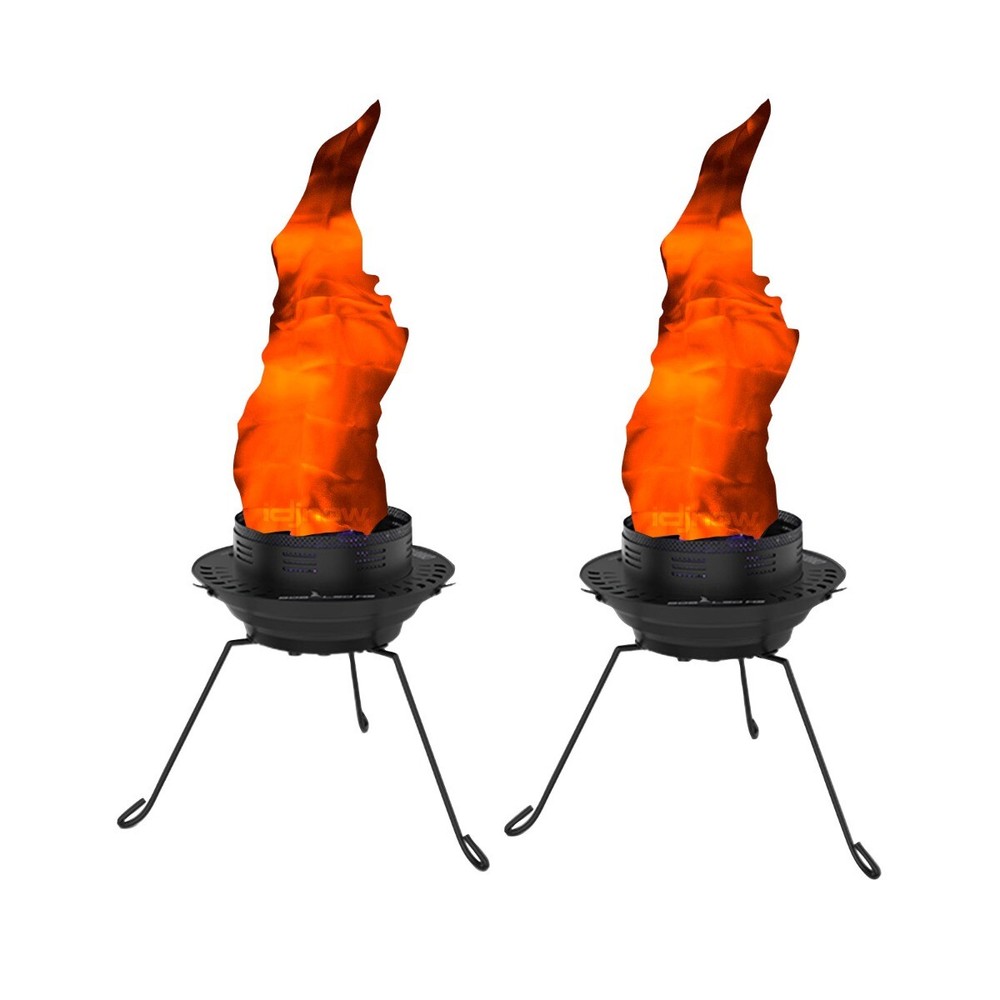 Chauvet DJ BOBLEDH3 LED Multi-Colored Flame Effect Simulator Light 2-Pack