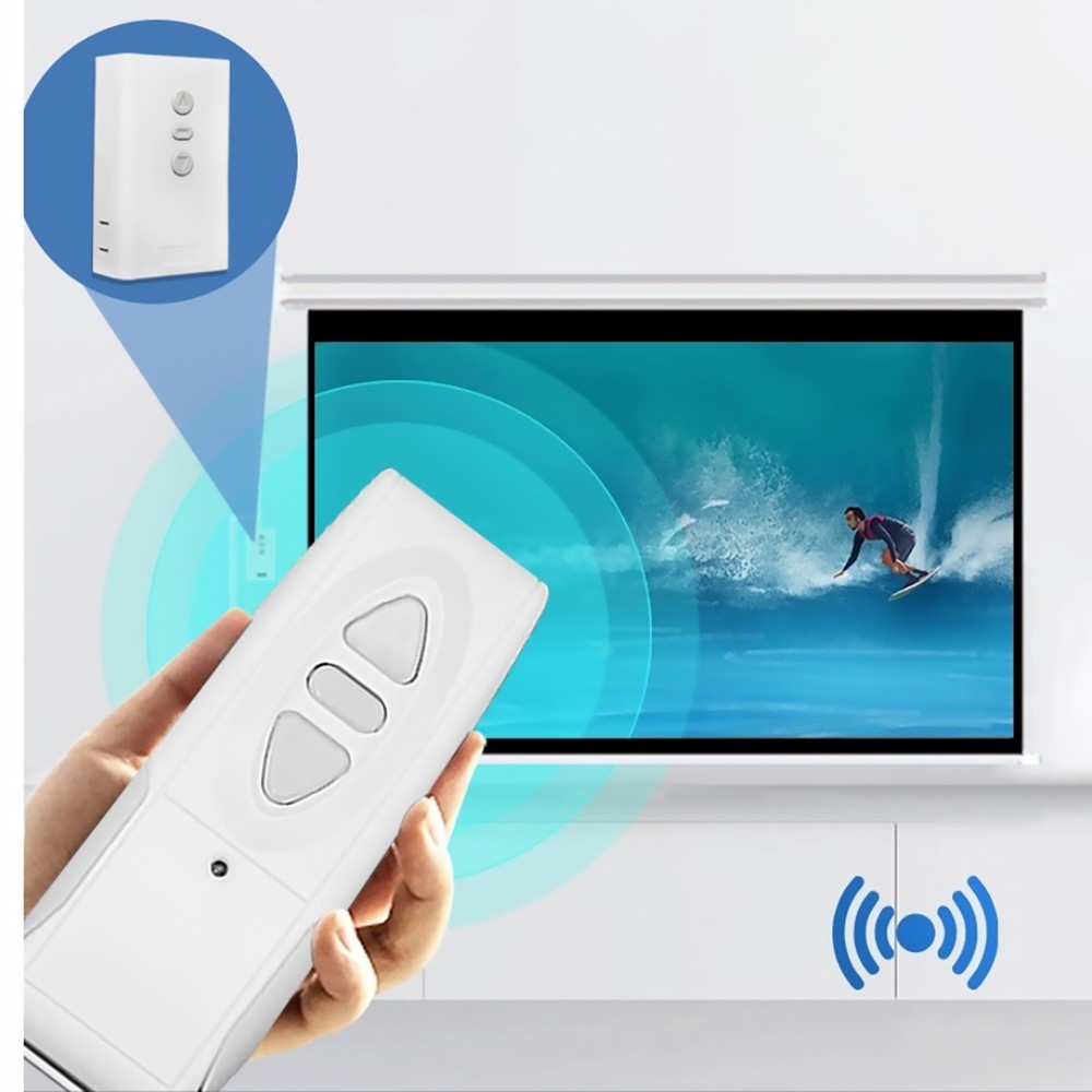 Motorised Projector Screen Control unit Curtain Projector Remote contol RF