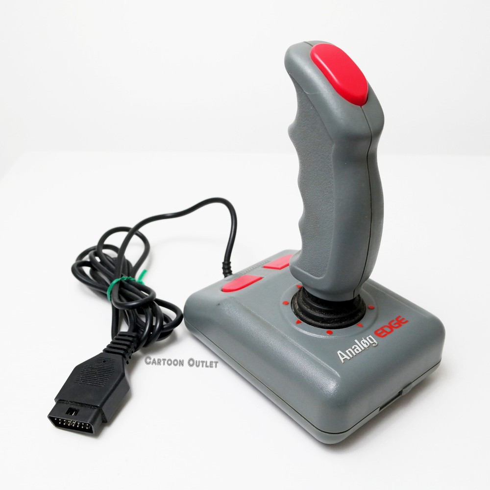 Vintage IBM PC Aircraft Style Joystick Game Controller Suncom Analog Edge
