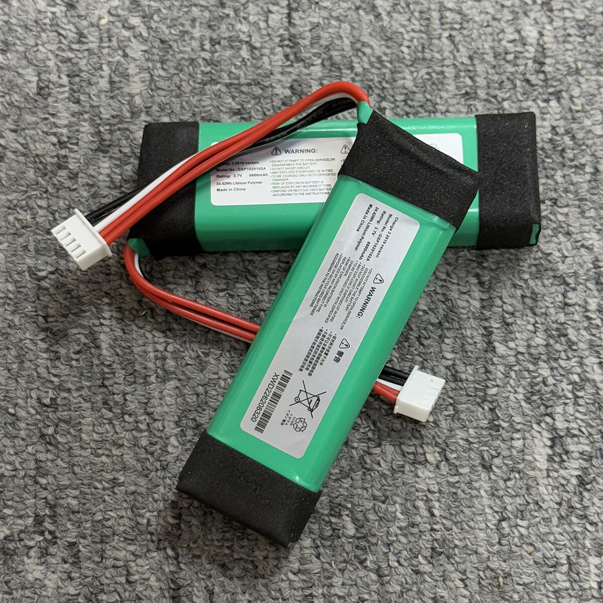 New 6600mAh Battery Replacement for JBL Charge 3 2016 Version GSP1029102A 24.4Wh