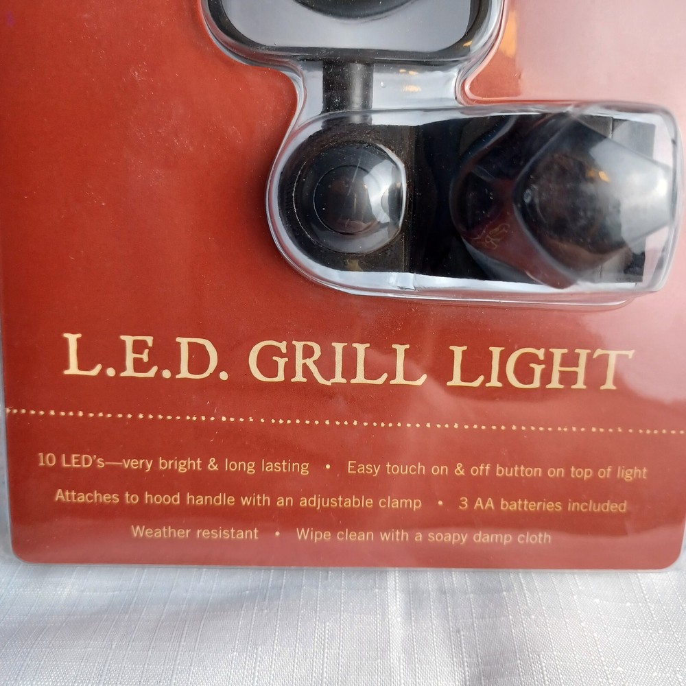 Sur La Table LED Grill Light Black New Rust Resistant