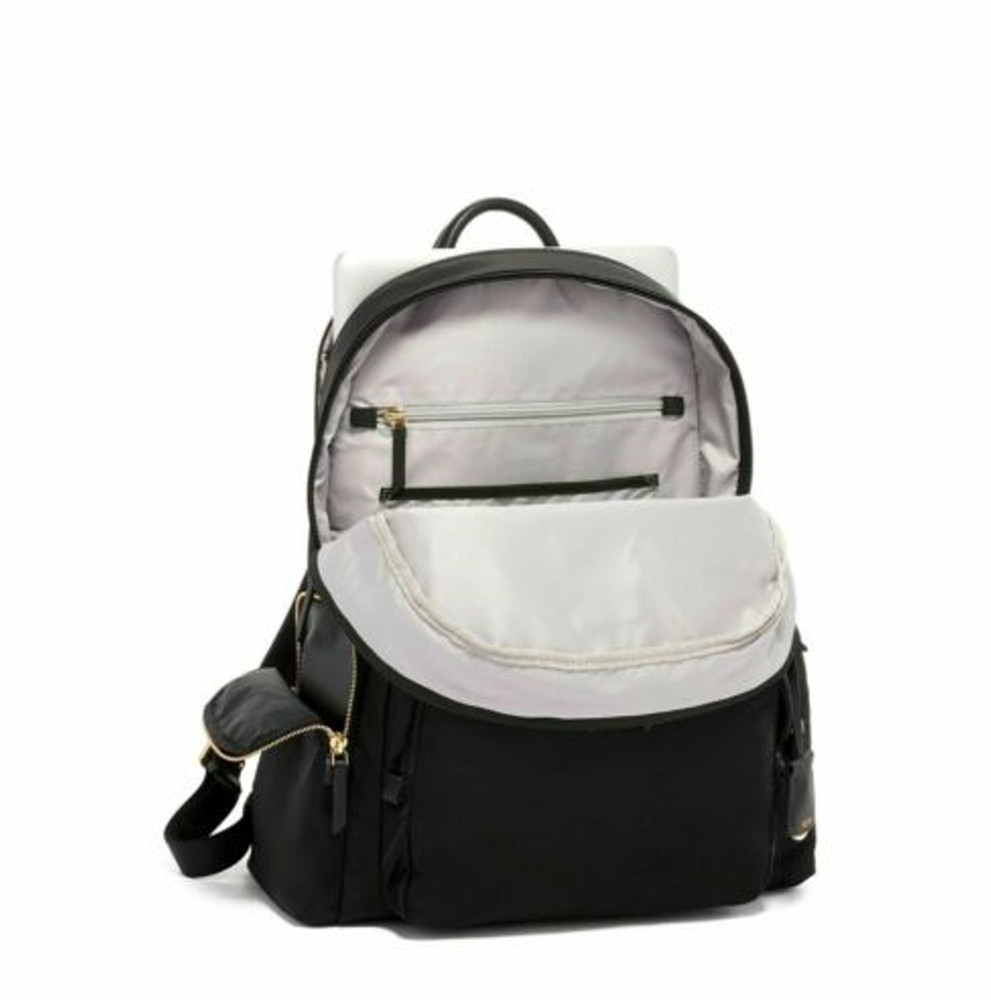 TUMI /Voyageur Carson Black/Gold Hardware-Backpack