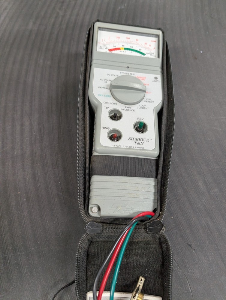Tempo Sidekick T&N Tester, Carrrying Case, and Manuals Working Condition
