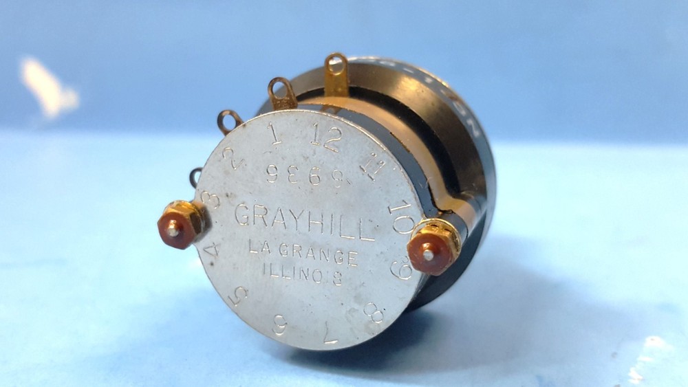 One Pc- Rotary Switch, 44YY23636-2-4N, GRAYHILL, SR04E30B3HPC