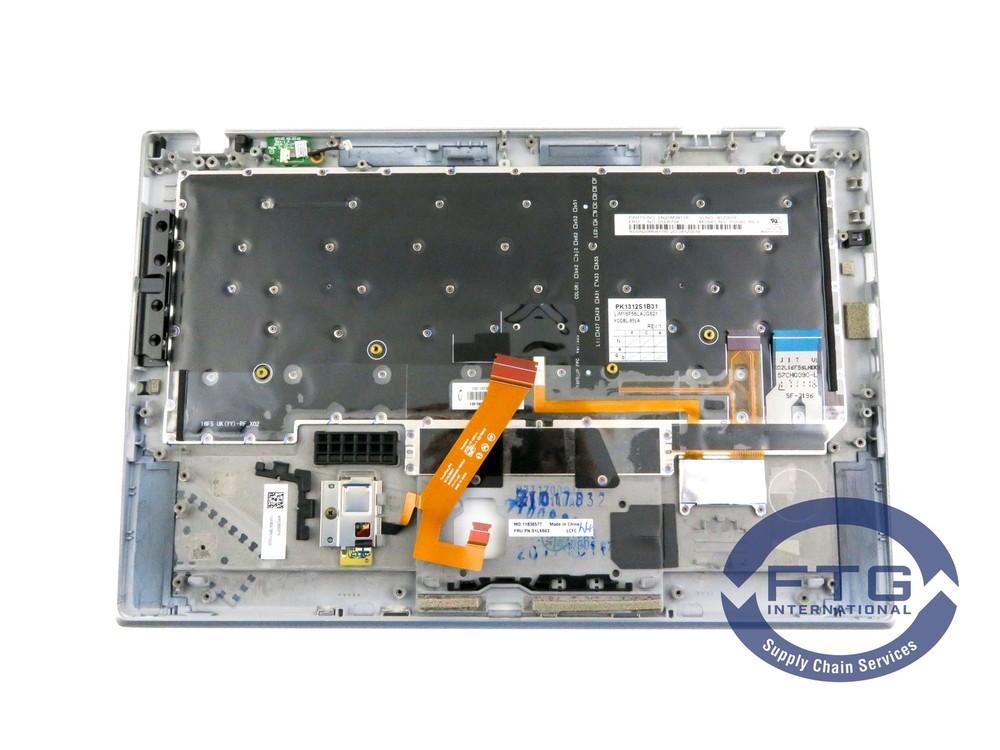 01LX603 Palm Rest Assembly without Touch Pad LA Spanish