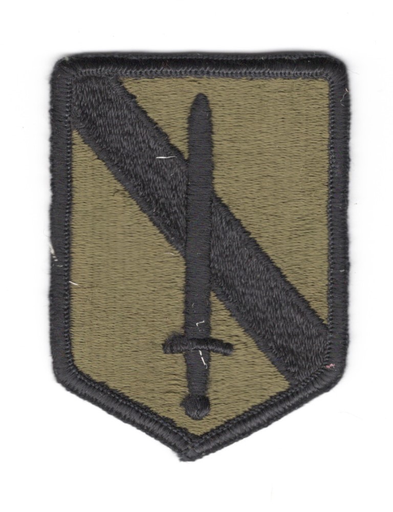 Army Patch: 73rd Infantry Brigade - subdued, merrowed edge