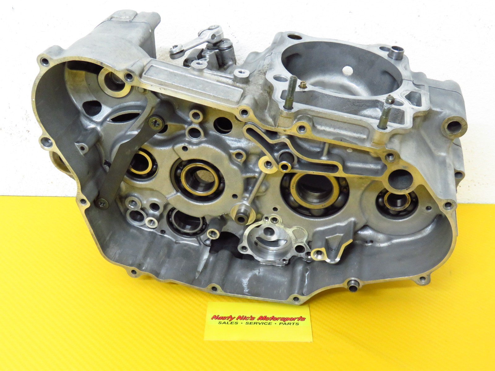 2005 Suzuki Dr-Z400s OEM CRANKCASE left right crank case cases MATCHING good