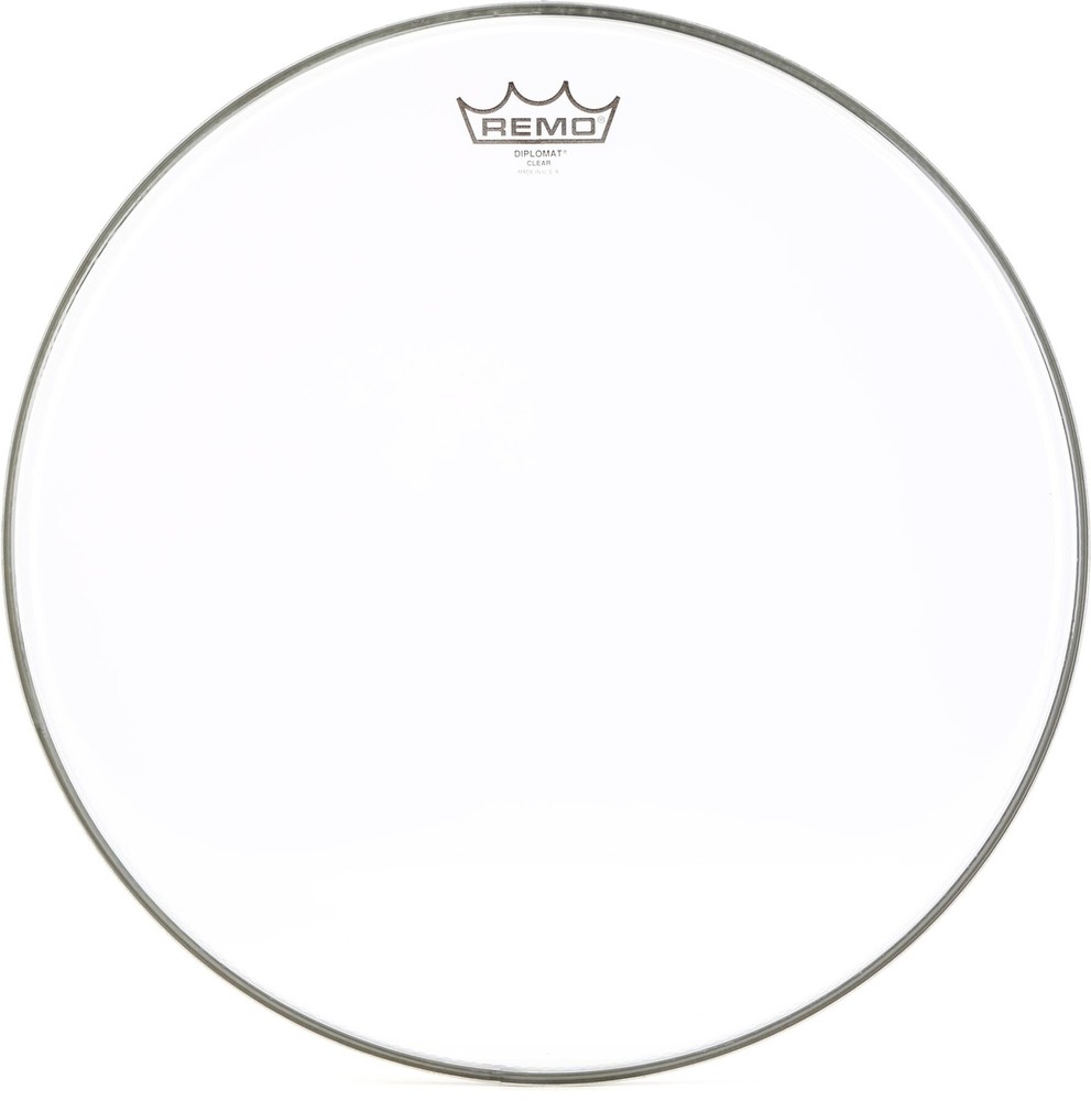 Remo Diplomat Clear Drumhead - 16 inch (2-pack) Bundle