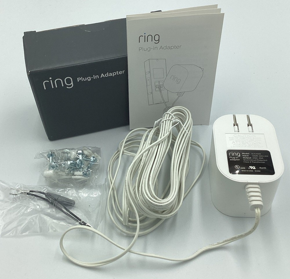 RING PLUG-IN ADAPTER - New Open Box