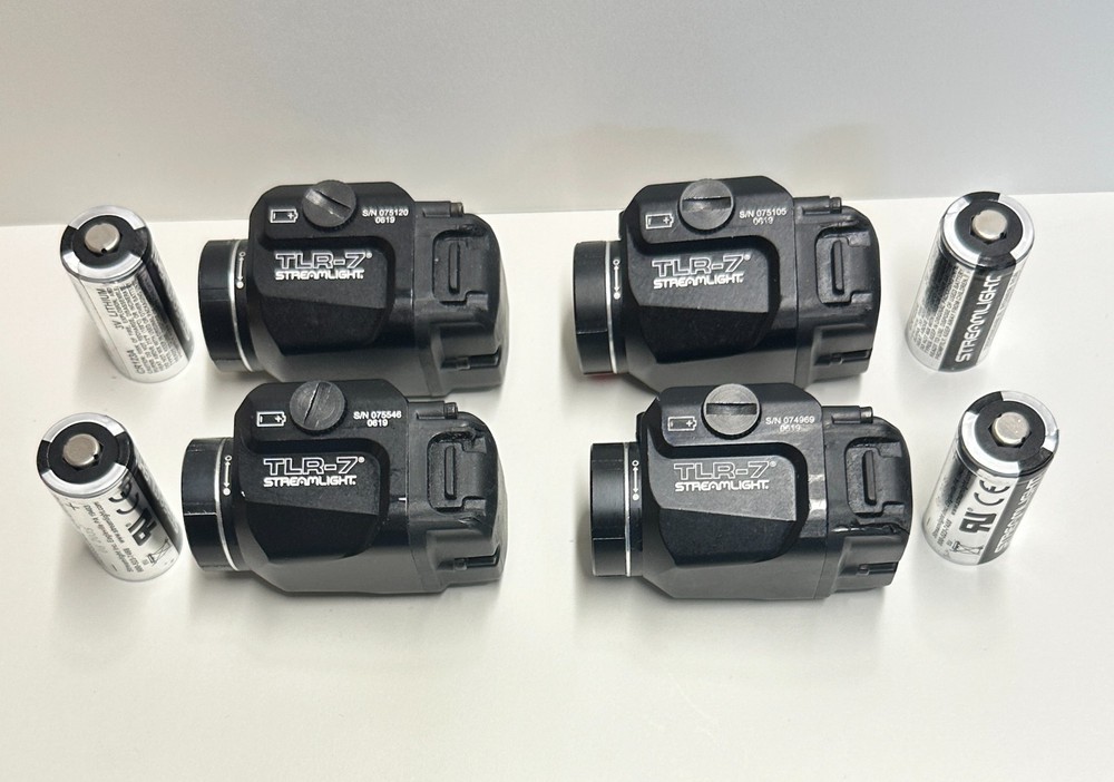 STREAMLIGHT TLR-7 Tactical Flashlight- 1913-1 Rail Key installed - $90 EACH!