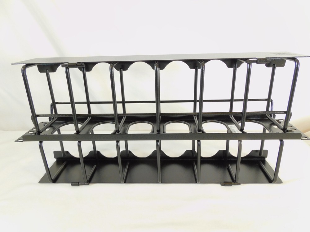 Ring Panel Cable Manager Hubbell HC219CC3N NextFrame Hinged Covers - EXCELLENT