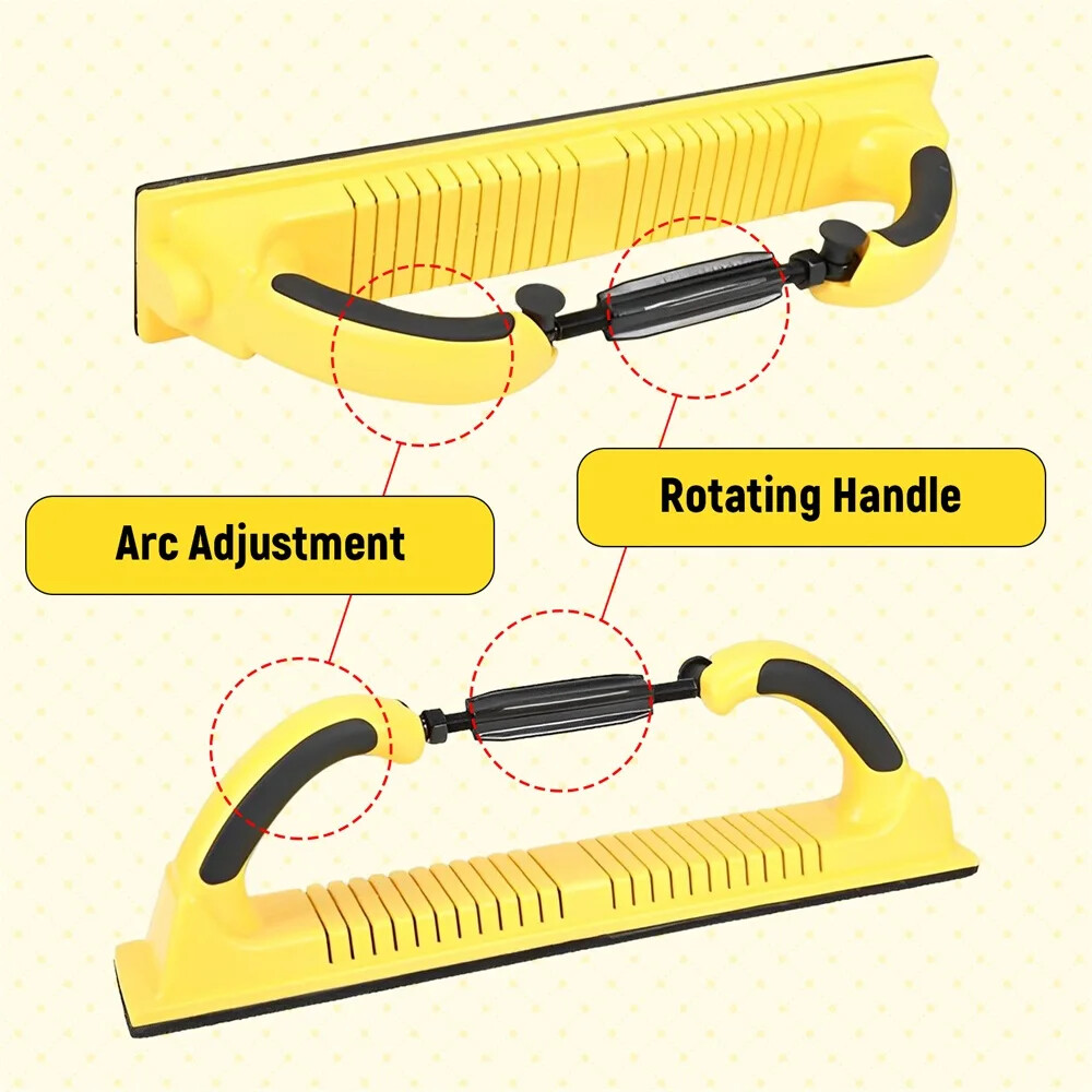 Dry Grinding Hand Push Board Car Putty Ash Hand Planer Rectangular Vacuum