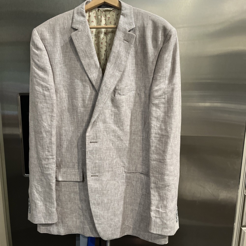 Black & Brown Linen blazer 46L