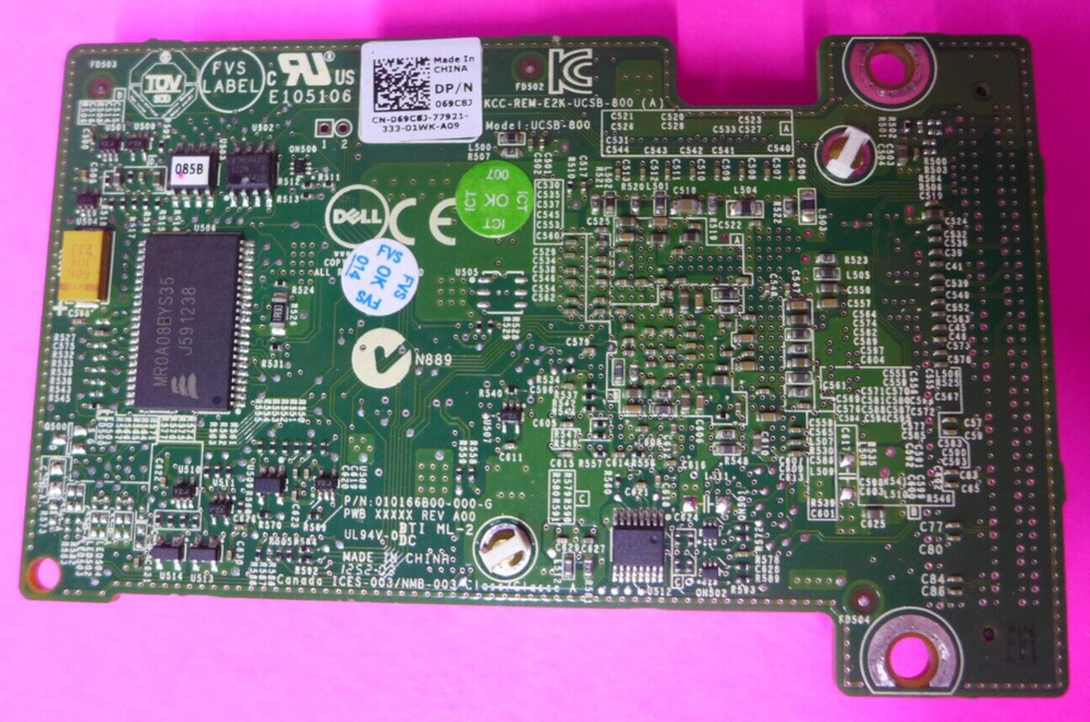 Genuine Dell PERC H310 Mini 6GB/s Raid Controller Card 69C8J