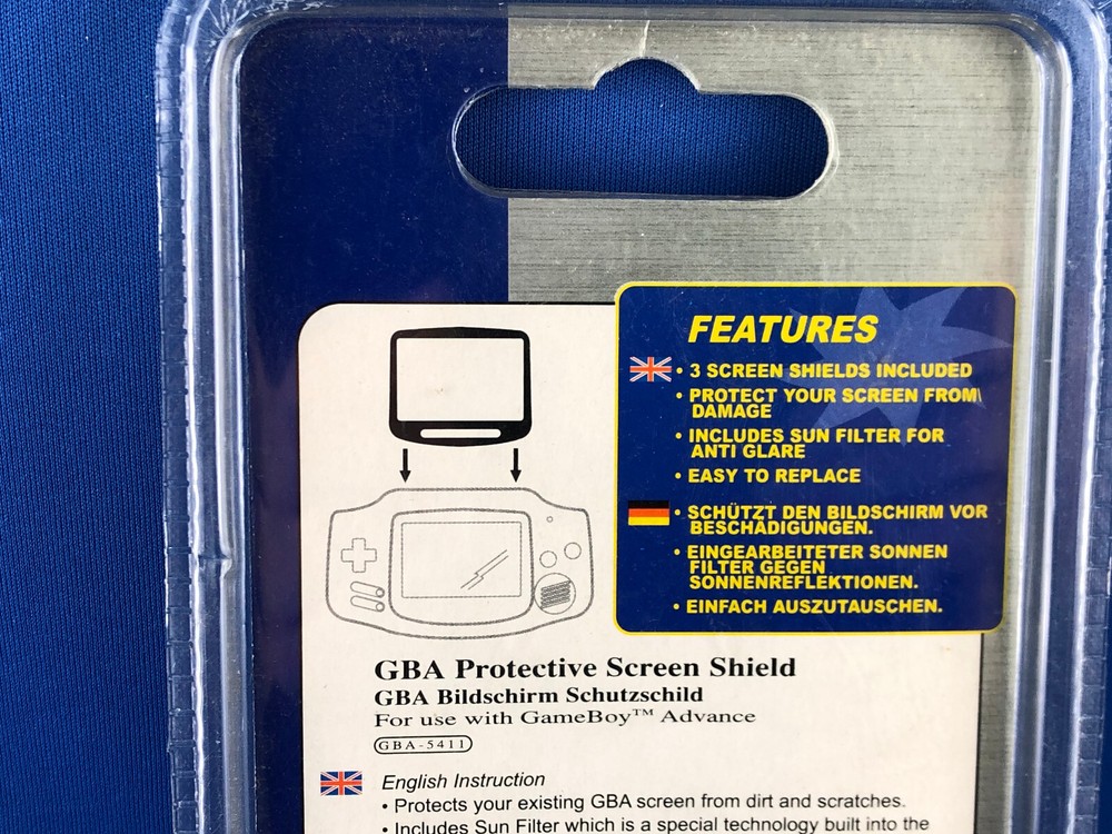 A.Play - GBA Protective Screen Shield NEW