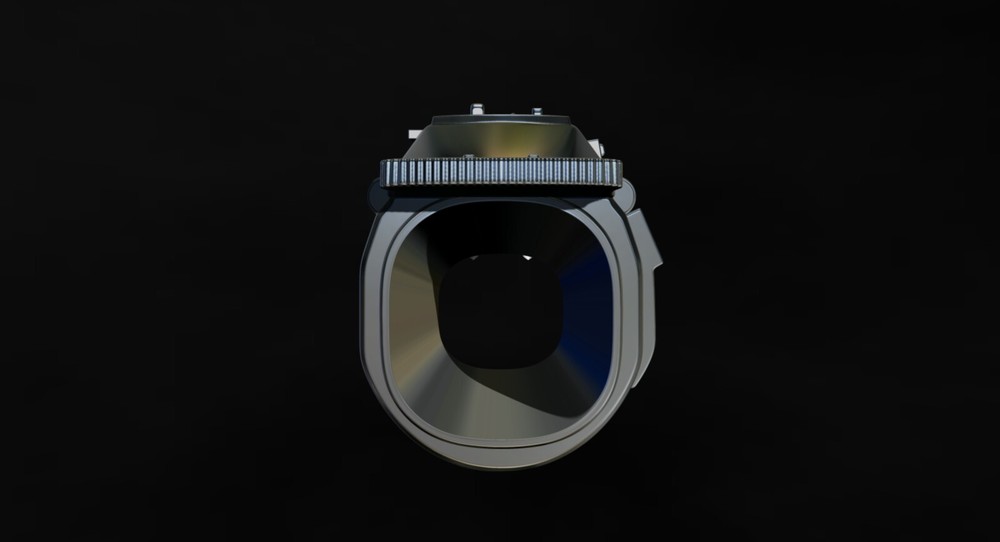 Predator Gauntlet Forearm Right, two versions - File STL-OBJ For 3D printer -