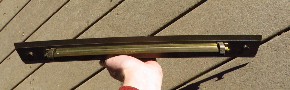 Nautical U.S. Navy Rolling Parallel Ruler Solid Bronze BU Ships 1942 WW2