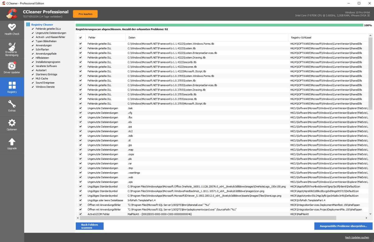 CCleaner Professional 1 PC 1 Jahr