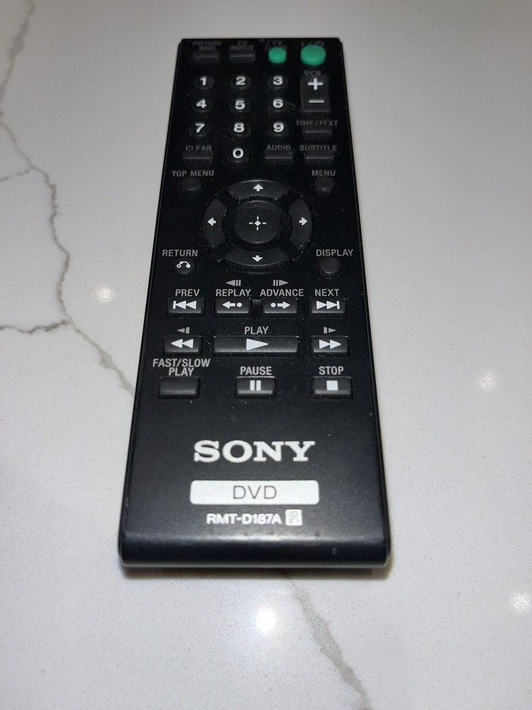 Sony DVD Remote Control RMT-D187A D187