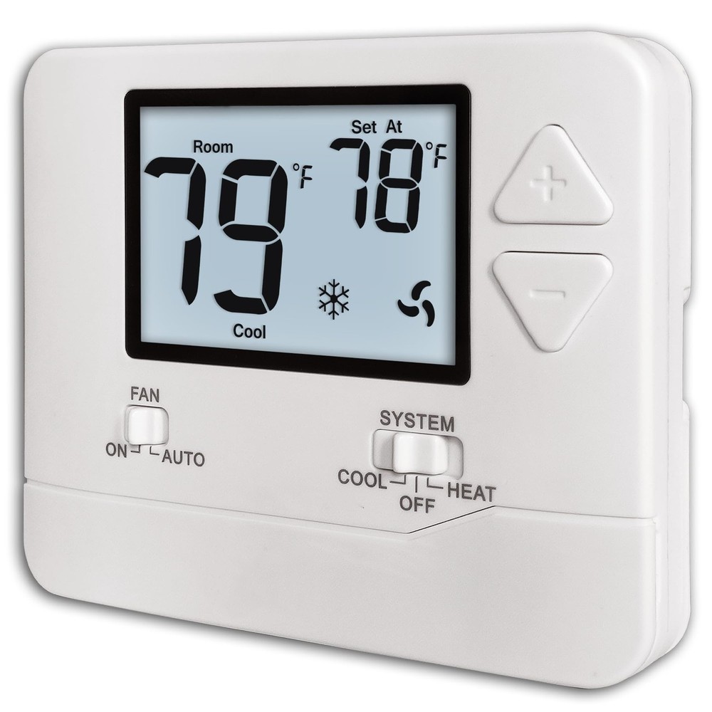 Non-Programmable Thermostats for Home Conventional Single-Stage Systems, up to 1
