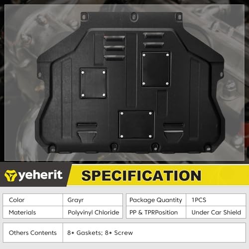 Engine Splash Shield Guard Compatible with Ford Escape 2013 2014 2015 2016 2017