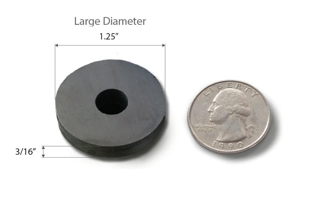 29-Piece Strong Ceramic Ferrite Ring Magnets for Creative & Educational Use