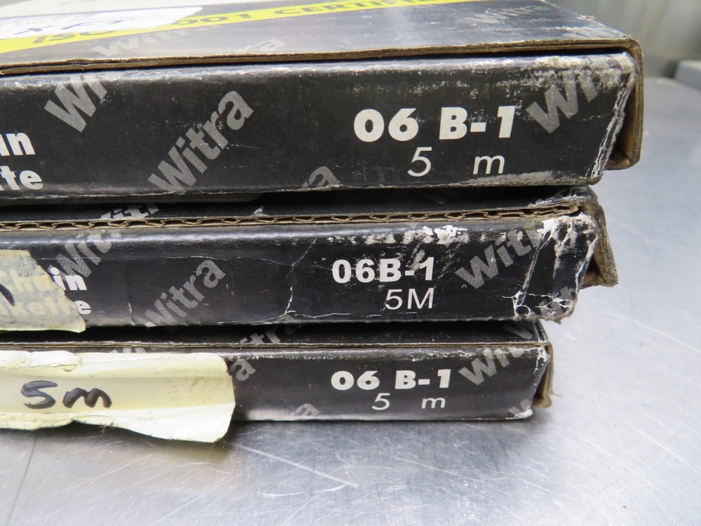 Witra 06B-1 Roller Chain 30' in Three Sections