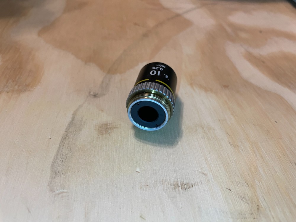 Nikon 10x Microscope Objective E 10 / 0.25 / 160/∞ infinity - Fast Shipper