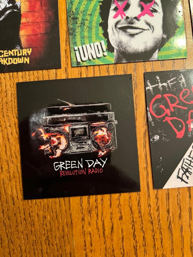 Green Day fridge magnets
