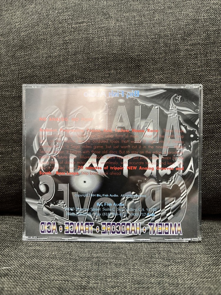 Big Fish Audio Analog Grooves Sample CD