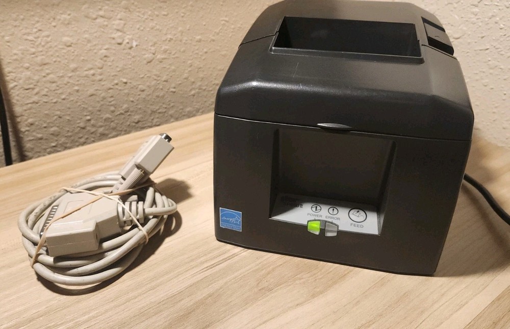 Star Micronics TSP650 II POS Receipt Printer W/ Null Modem Cable *not BT