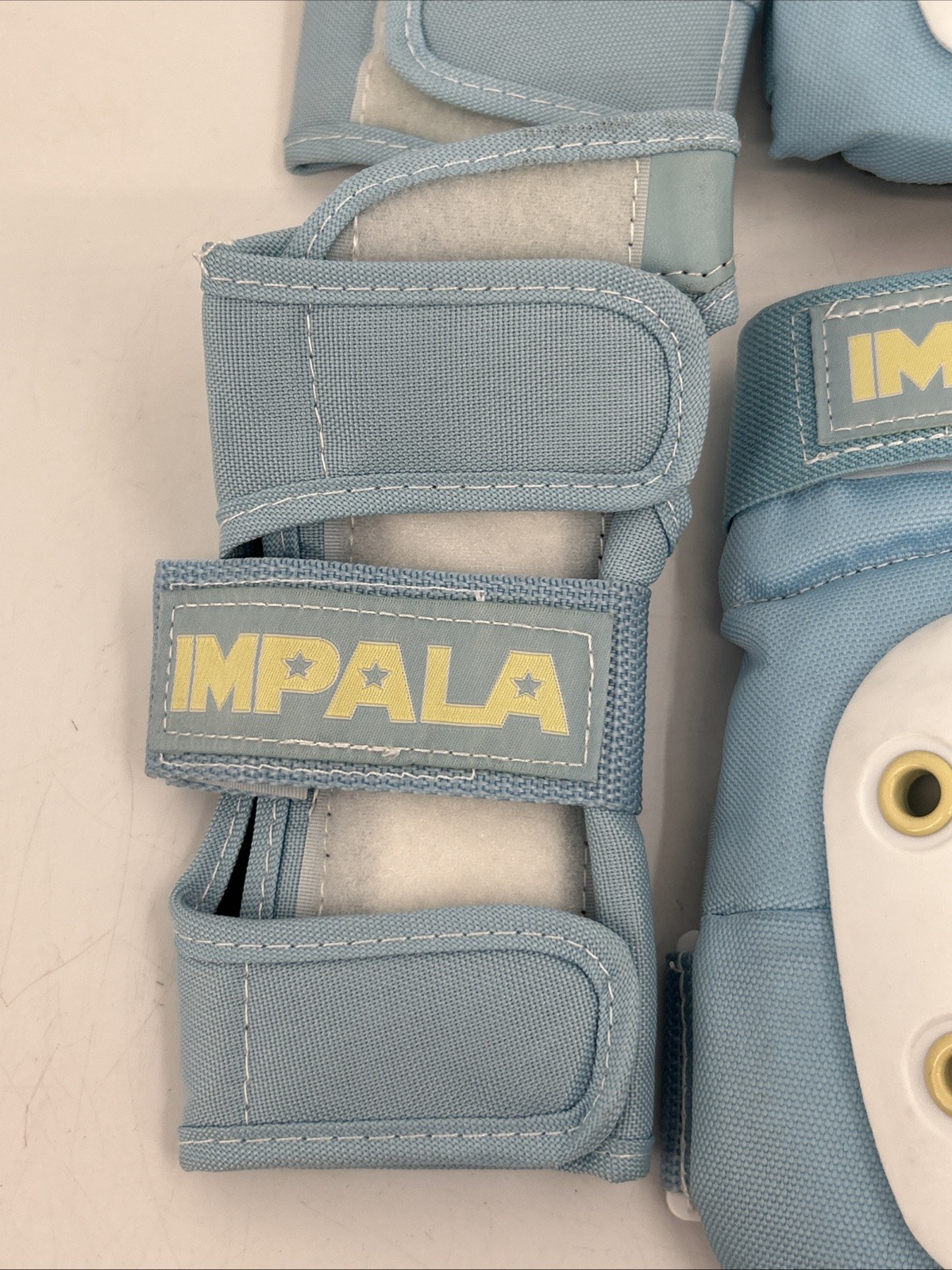 Impala Safety Gear Pack Adult SMALL Light Blue Knee Elbow Wrist Guards Skating